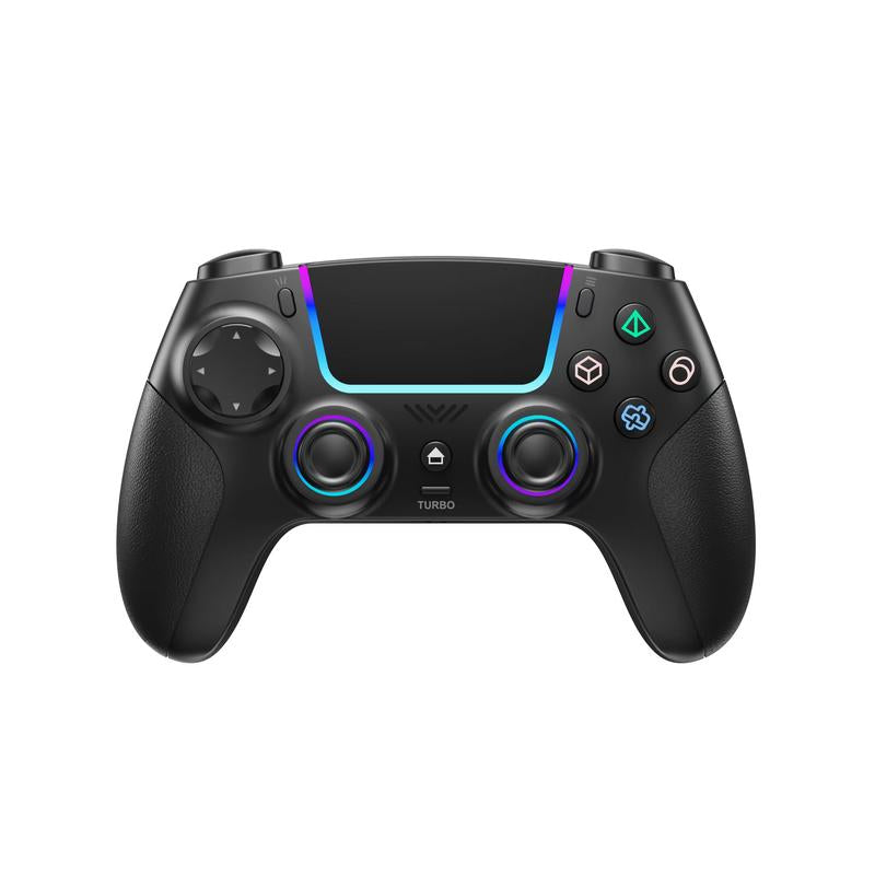 JORREP Wireless Controller for PS5 with RGB LED,TURBO, Dual Vibration, 6 Axis Gyro Sensor, Touchpad, Ergonomic for Playstation 5 Controller, Compatible with Playstation 5/Pc/Mac/Ios/Android/Steam